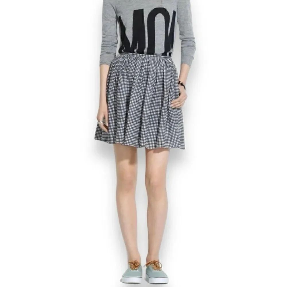 Madewell Gingham Skirt 